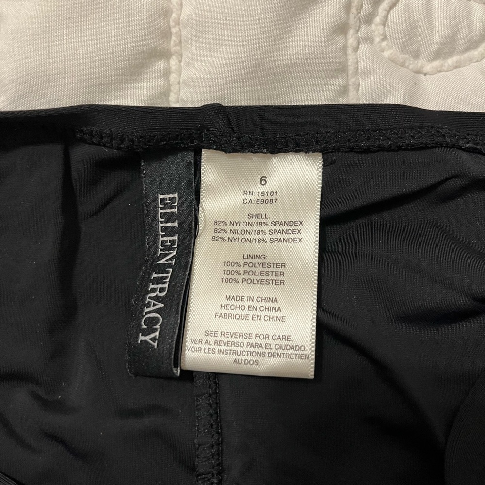 Ellen Tracy Black Swim Bottom - Picture 2 of 4
